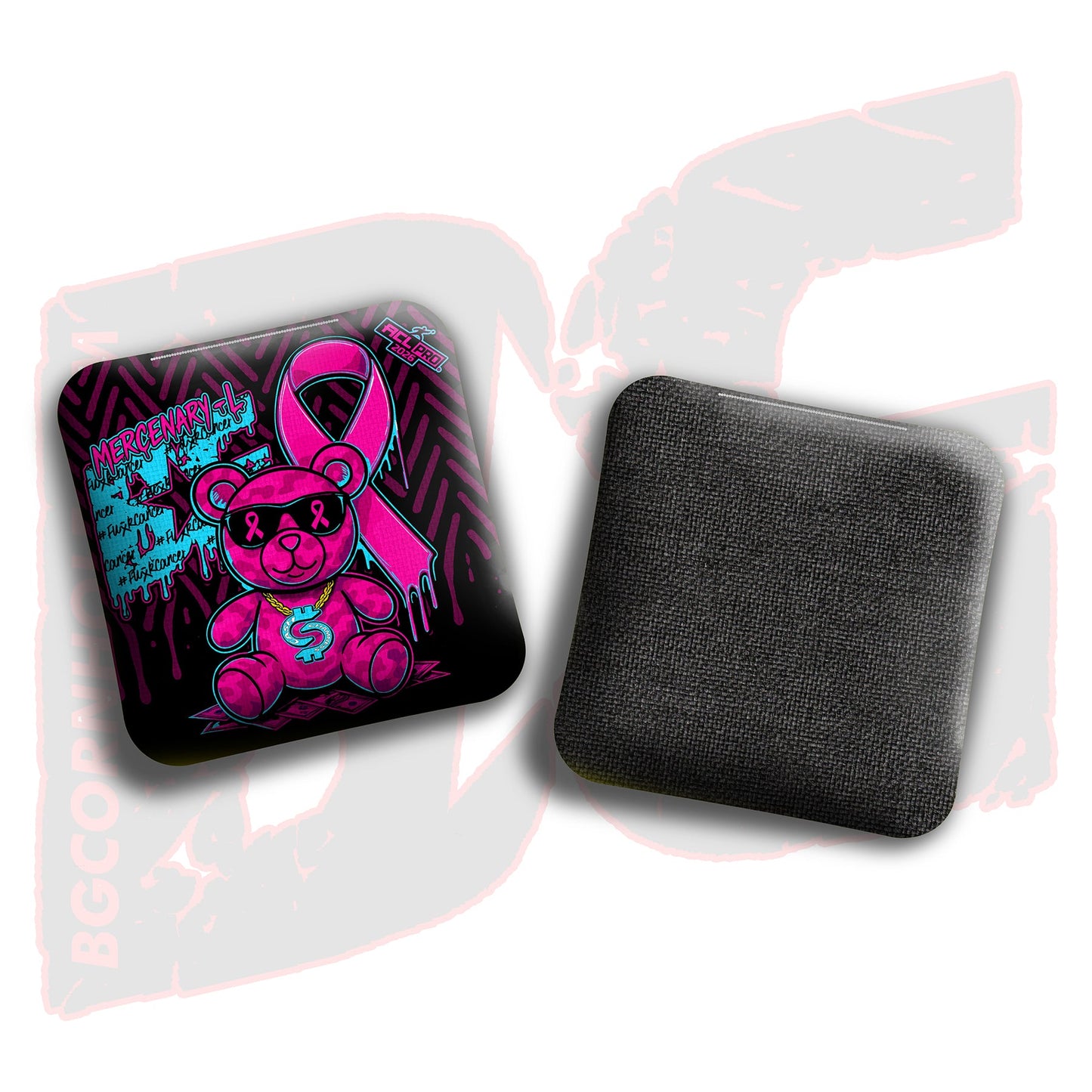 2026 BG "Cash Chamness BCA Teddy Bear" - Multiple Bag Models - ACL Pro Stamped Cornhole Bags - SET OF 4 BAGS