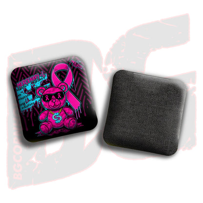 2026 BG "Cash Chamness BCA Teddy Bear" - Multiple Bag Models - ACL Pro Stamped Cornhole Bags - SET OF 4 BAGS