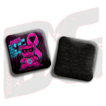 2026 BG "Cash Chamness BCA Teddy Bear" - Multiple Bag Models - ACL Pro Stamped Cornhole Bags - SET OF 4 BAGS