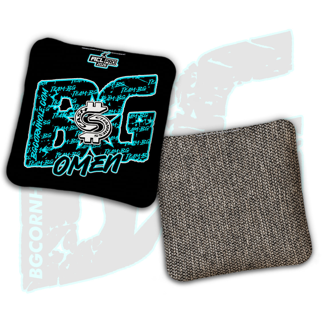 2026 BG "CA$H Chamness” Edition -  Multiple Bag Models - ACL Pro Stamped Cornhole Bags - SET OF 4 BAGS
