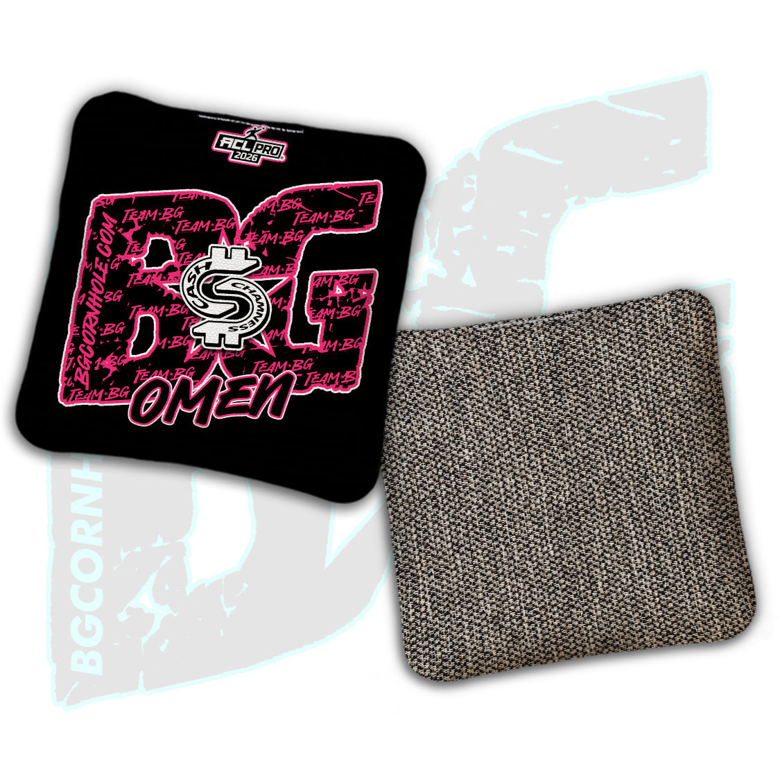 2026 BG "CA$H Chamness” Edition -  Multiple Bag Models - ACL Pro Stamped Cornhole Bags - SET OF 4 BAGS