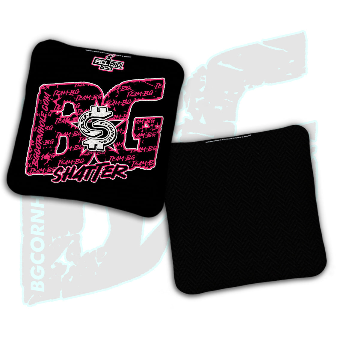 2026 BG "CA$H Chamness” Edition -  Multiple Bag Models - ACL Pro Stamped Cornhole Bags - SET OF 4 BAGS