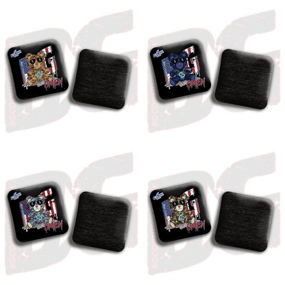 2026 BG Kingslayer / Omen “LIL’ BEAR$ VETERANS DAY” - Set of 4 Bags