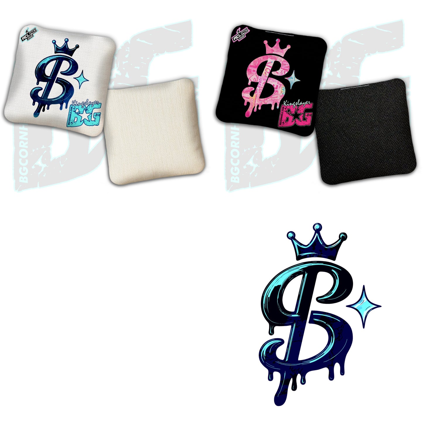 2026 BG “xPRESLEYx” Edition - Multiple Bag Models - ACL Pro Stamped Cornhole Bags - SET OF 4 BAGS