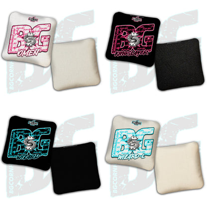 2026 BG "CA$H Chamness” Edition -  Multiple Bag Models - ACL Pro Stamped Cornhole Bags - SET OF 4 BAGS